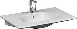 VitrA Frame 5708B403-0001 80 cm Beyaz Etajerli Lavabo