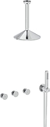 VitrA Liquid A42777 Ankastre Krom Duş Seti