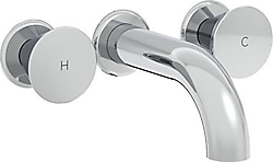 VitrA Liquid A42690 Krom Ankastre Kısa Lavabo Bataryası