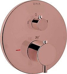 VitrA Origin A4267126 Termostatik Ankastre Bakır Banyo Bataryası