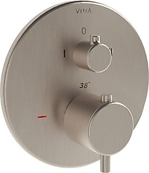 VitrA Origin A4267134 Termostatik Ankastre Nikel Banyo Bataryası