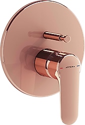 VitrA Root Round A4283029 Soft Bakır Ankastre Banyo Bataryası