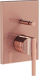 VitrA Suit A4283829 Soft Bakır Sıva Üstü Ankastre Banyo Bataryası