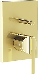 VitrA Suit A4283874 Altın Sıva Üstü Ankastre Banyo Bataryası