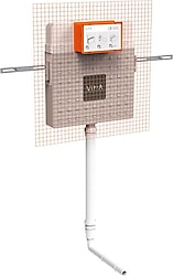 VitrA V8 768-1700-01 Gömme Rezervuar