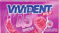 Vivident 45 Dakika Cüzdan Ahududu Aromalı Sakız 26 gr
