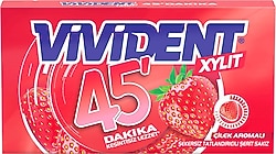Vivident 45 Dakika Cüzdan Çilek Aromalı Sakız 26 gr