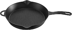 Voeux Elegance Yardımcı Kulplu Döküm Tava 28 cm Siyah