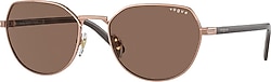 Vogue Hailey Bieber VO4242S 515273 Rose Gold-Dark Brown Kadın Güneş Gözlüğü