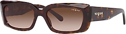 Vogue Hailey Bieber VO5440S W65613 Dark Havana-Brown Kadın Güneş Gözlüğü