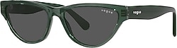 Vogue Hailey Bieber VO5513S 300487 Dark Green-Grey Kadın Güneş Gözlüğü