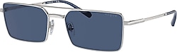 Vogue VO4309S 323/80 Silver-Dark Blue Erkek Güneş Gözlüğü