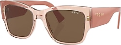 Vogue VO5462S 295473 Transparent Peach-Dark Brown Kadın Güneş Gözlüğü