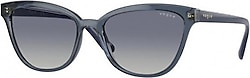 Vogue VO5496SI 27644L Transparent Dark Blue-Blue Kadın Güneş Gözlüğü