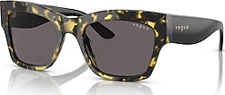 Vogue VO5524S 309187 Yellow Tortoise-Grey Kadın Güneş Gözlüğü