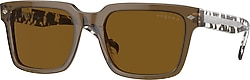 Vogue VO5573S 314483 Transparent Olive-Dark Brown Polarize Erkek Güneş Gözlüğü