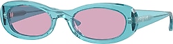 Vogue VO5582S 316676 Transparent Turquoise-Violet Kadın Güneş Gözlüğü
