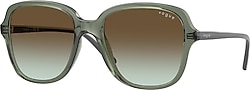 Vogue VO5601S 3086E8 Transparent Green-Dark Brown Polarize Kadın Güneş Gözlüğü