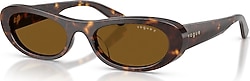 Vogue VO5695SU W65683 Dark Havana-Dark Brown Polarize Güneş Gözlüğü