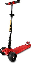 Voit Big Foot 218C Işıklı Kırmızı 3 Tekerlekli Çocuk Scooter