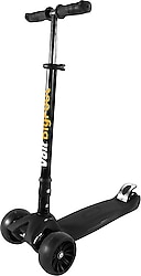 Voit Big Foot 218C Işıklı Siyah 3 Tekerlekli Çocuk Scooter