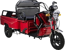 Apec APT4 1000 W 3 Tekerlekli Elektrikli Motosiklet Kırmızı