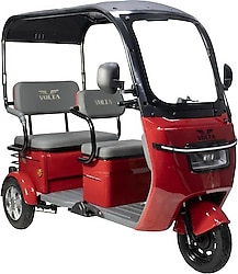 Volta VM5 Neo 1000 W 3 Tekerlekli Elektrikli Motosiklet Kırmızı