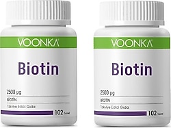 Voonka Biotin 102 Tablet 2'li