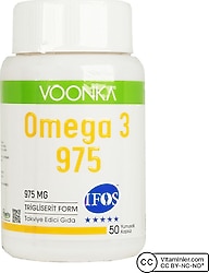 Voonka Omega 3 975 mg 50 Kapsül