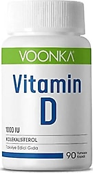 Voonka Vitamin D 90 Yumuşak Kapsül