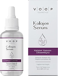 VOOP %2 Botanik Kolajen %1 Peptit Yaşlanma Karşıtı Yüz Serumu 30 ml