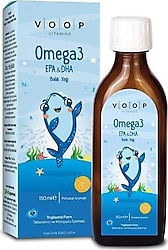 VOOP Omega 3 Kids Balık Yağı Portakal Aromalı 150 ml Şurup