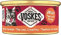 Voskes Ton Balıklı ve Karidesli 85 gr Yetişkin Konserve Kedi Maması