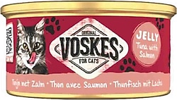 Voskes Ton Balıklı ve Somonlu 85 gr Yetişkin Konserve Kedi Maması