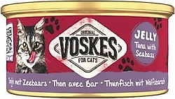 Voskes Ton Balıklı ve ve Levrekli 85 gr Yetişkin Konserve Kedi Maması