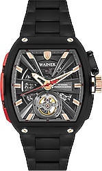 Wainer Iconic WA.25150-C Siyah-Kırmızı Erkek Kol Saati
