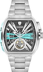 Wainer Iconic WA.25150-G Gümüş-Turkuaz Erkek Kol Saati