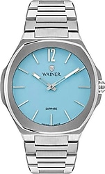 Wainer WA.10122-F Gümüş-Turkuaz Erkek Kol Saati