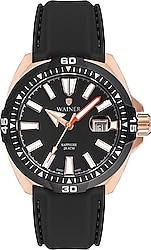 Wainer WA.10922-D Siyah-Rose Gold Erkek Kol Saati
