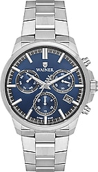 Wainer WA.16200-B Gümüş-Mavi Erkek Kol Saati