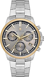 Wainer WA.16200-D Gümüş-Altın Erkek Kol Saati