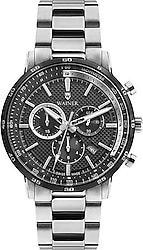 Wainer Sport WA.19032-D Gümüş-Siyah Erkek Kol Saati