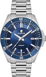 Wainer WA.25540-B Gümüş-Mavi Erkek Kol Saati