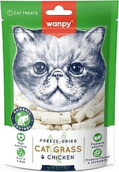 Wanpy Dondurulmuş Kedi Çimi ve Tavuklu 20 gr Kedi Ödül Maması
