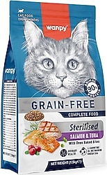 Wanpy Somonlu ve Ton Balıklı 1.5 kg Kısırlaştırılmış Yetişkin Kedi Maması