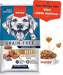 Wanpy Tahılsız Sığır Etli 12 kg Yetişkin Köpek Maması