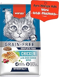 Wanpy Tahılsız Tavuklu 8 kg Yetişkin Kedi Maması