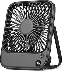 Warmco D2 Şarjlı Masaüstü Vantilatör