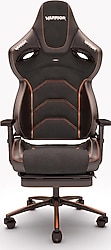 Warrior Kratos Ayak Uzatmalı Antrasit-Turuncu Oyuncu Koltuğu