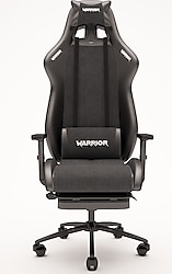 Warrior Scorpion Ayak Uzatmalı Siyah Oyuncu Koltuğu